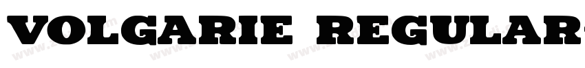 Volgarie Regular字体转换